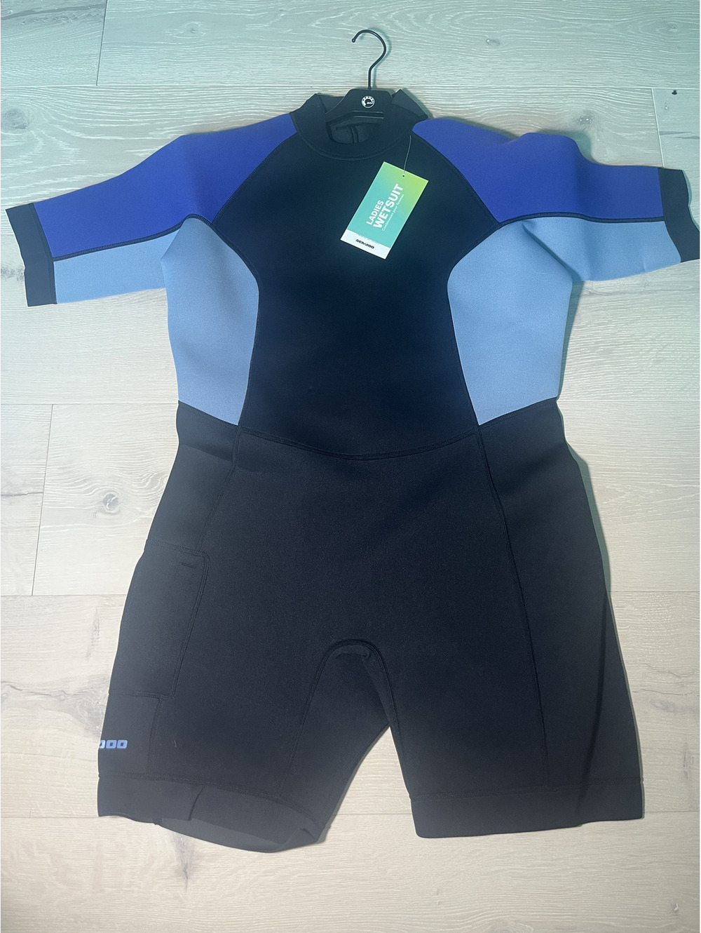 Sea-Doo Women’s Shorty Wetsuit 2XL NWT Black Blue Neoprene Jet Ski PWC Surf